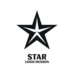 Obraz premium Star Vector Logo Design