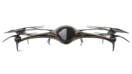 Futuristic Flying Vehicle with Sleek Design and Advanced Propulsion System for HighTech Imager