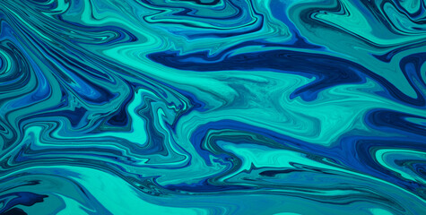 Obraz premium A Vibrant Colorful Painting with Grunge and Water Textures