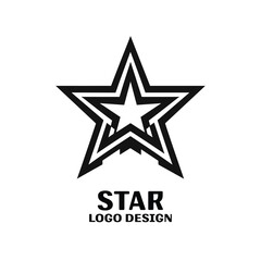 Obraz premium Star Vector Logo Design