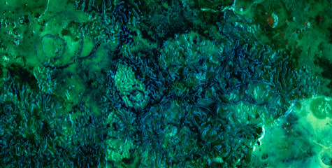 A Painting Blending Water, Light, and Dirty Parchment Textures