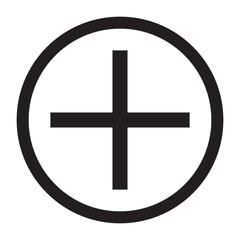 Set of flat square check mark, X mark, plus sign and minus sign icons, buttons isolated on a white background. EPS10 vector file