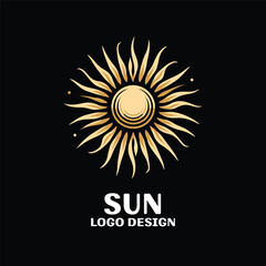 Sun Vector Logo Design