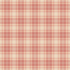 Subtle peach and coral plaid pattern.  Perfect for textile design, website backgrounds, or apparel projects. Evokes warmth, comfort, and a touch of rustic charm.