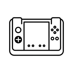 outline of a switch with white background