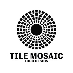 Tile Mosaic Vector Logo Design