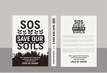 City Background Business Book Cover Design Template