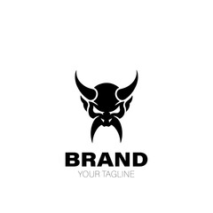 Obraz premium Demon Logo. Demon Logo Design. Demon Logo Brand. Demon Logo Vector Design Isolated on White Background