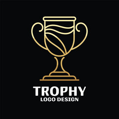 Trophy Vector Logo Design
