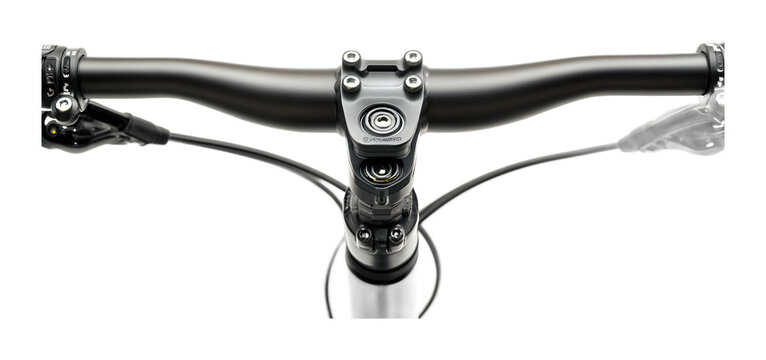 Cycling Handlebar Mount for Secure Accessory Placement - Isolated on White Background
