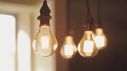 Electrician installing light fixtures at a construction site. Featuring focus and care