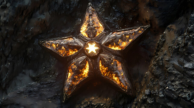Spitze zaunspitzen - 3d render. Starshard Forge. Illustration