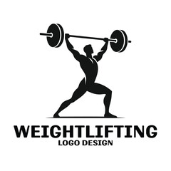 Weightlifting Vector Logo Design