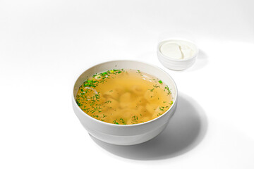 Dish on White Background 75