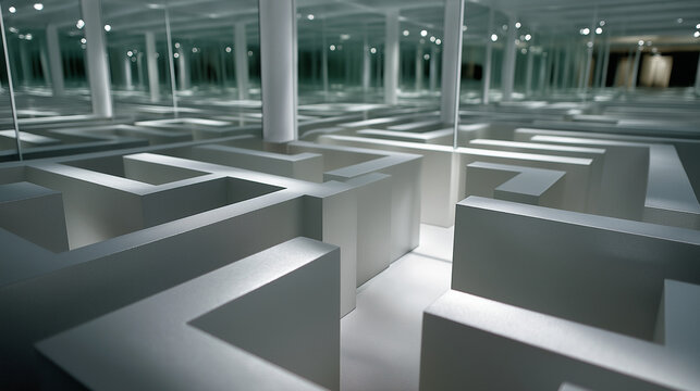 A labyrinth of mirrors reflecting past relationships