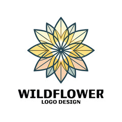 Obraz premium WildFlower Vector Logo Design