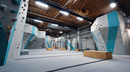 Discover a Well-Equipped Indoor Climbing Gym Bursting with Versatile, Inspiring, Modern Facilities for True Adventurers