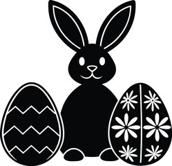 Easter silhouette vector designs 13
