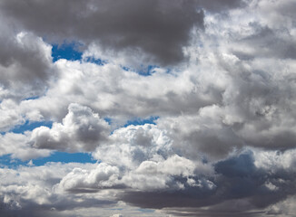 storm clouds in the sky