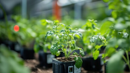 Smart greenhouse bot checking sensors