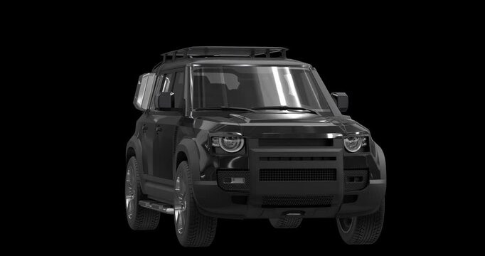 3d Cars On Alpha Channel and Loop Animation	
