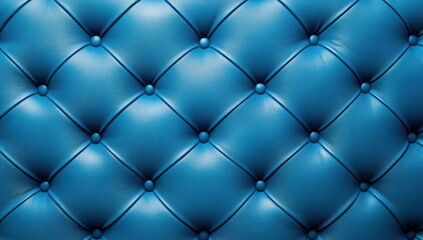 Close-up of a high-resolution blue leather texture on a gradient background, showcasing intricate details in a simple, flat view. Ideal for backgrounds and design elements.