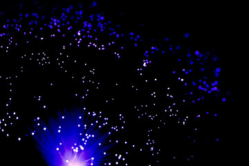 Abstract fiber optic light background