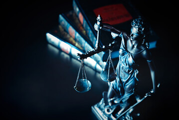 Law and justice symbol. Legal concept