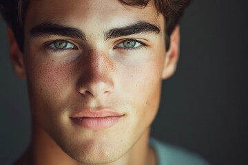 Man portrait closeup