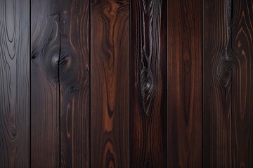 Obraz premium Elegant Dark Cherry Wood Finish in a Refined Environment