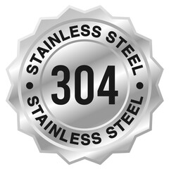 Stainless steel 304 metalic badge template. Suitable for product label and information star stamp