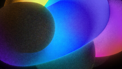 abstract unfocussed grainy background, colorful blurry gradient wallpaper, retro film effect
