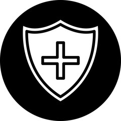 Fototapeta premium 729-Health Shield Icon style