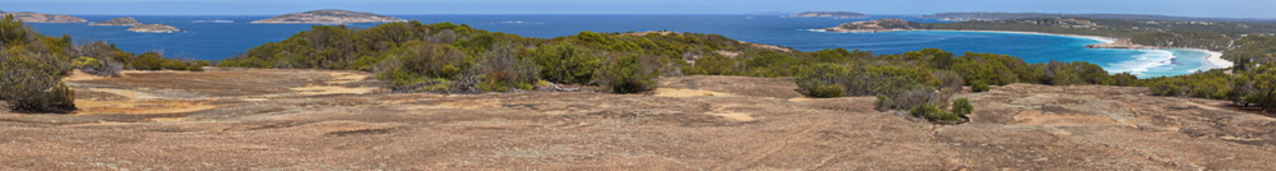 Panoramic view from Rotary lookout in Esperance, Western Australia, Australia
