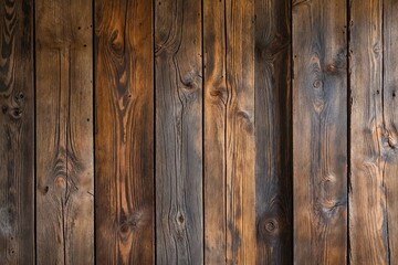 Obraz premium Discover the Rustic Beauty of Rich Brown Wood Grain with a Natural Finish