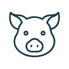 EPS Vector Pig Icon Illustration Icon Symbol Illustration