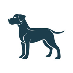 Minimalist Crosshair Icon Vector EPS File - Minimalist Puppy Icon Black Silhouette