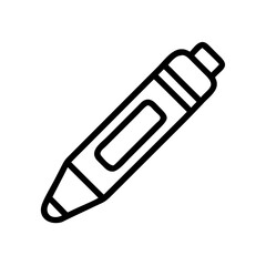 vector illustration of a pencil