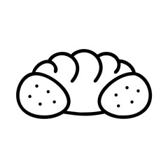 vector illustration of bread
