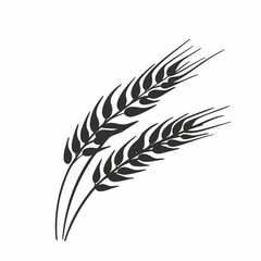 Obraz premium Wheatpaste - Vector icon, isolated on white background - 