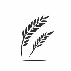 Fototapeta premium Wheatpaste - Vector icon, isolated on white background - 