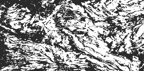 Black and white grunge. Distress overlay texture. Abstract surface dust and rough dirty wall background concept. Worn, torn, weathered effect. Vector illustration, EPS 10.