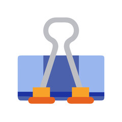 Obraz premium Colorful Bulldog Clip for Organizing Documents 