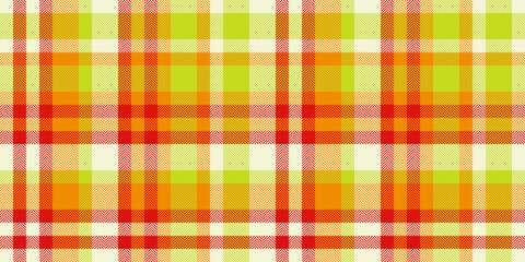 Vibrant orange and lime green plaid pattern. Perfect for textile design, website backgrounds, or fashion projects.  This cheerful, seamless texture evokes feelings of warmth and energy.