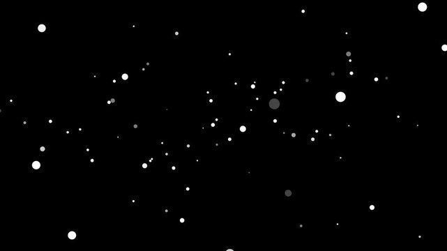 white stars on black background video