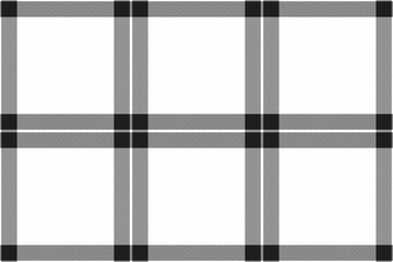 Fototapeta premium Elegant monochrome plaid pattern. Perfect for textile design, website backgrounds, or stylish packaging. The clean lines and sophisticated grayscale create a versatile and timeless aesthetic.