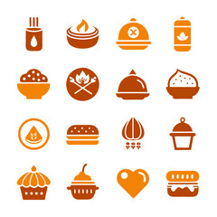 Food and Drink Icons: A Vector Graphic Collection