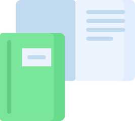 notebook illustration on a white background     