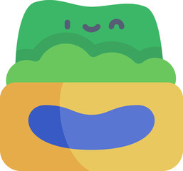 oasis illustration on a white background     