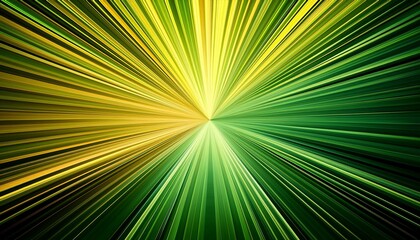 Obraz premium green yellow ray background